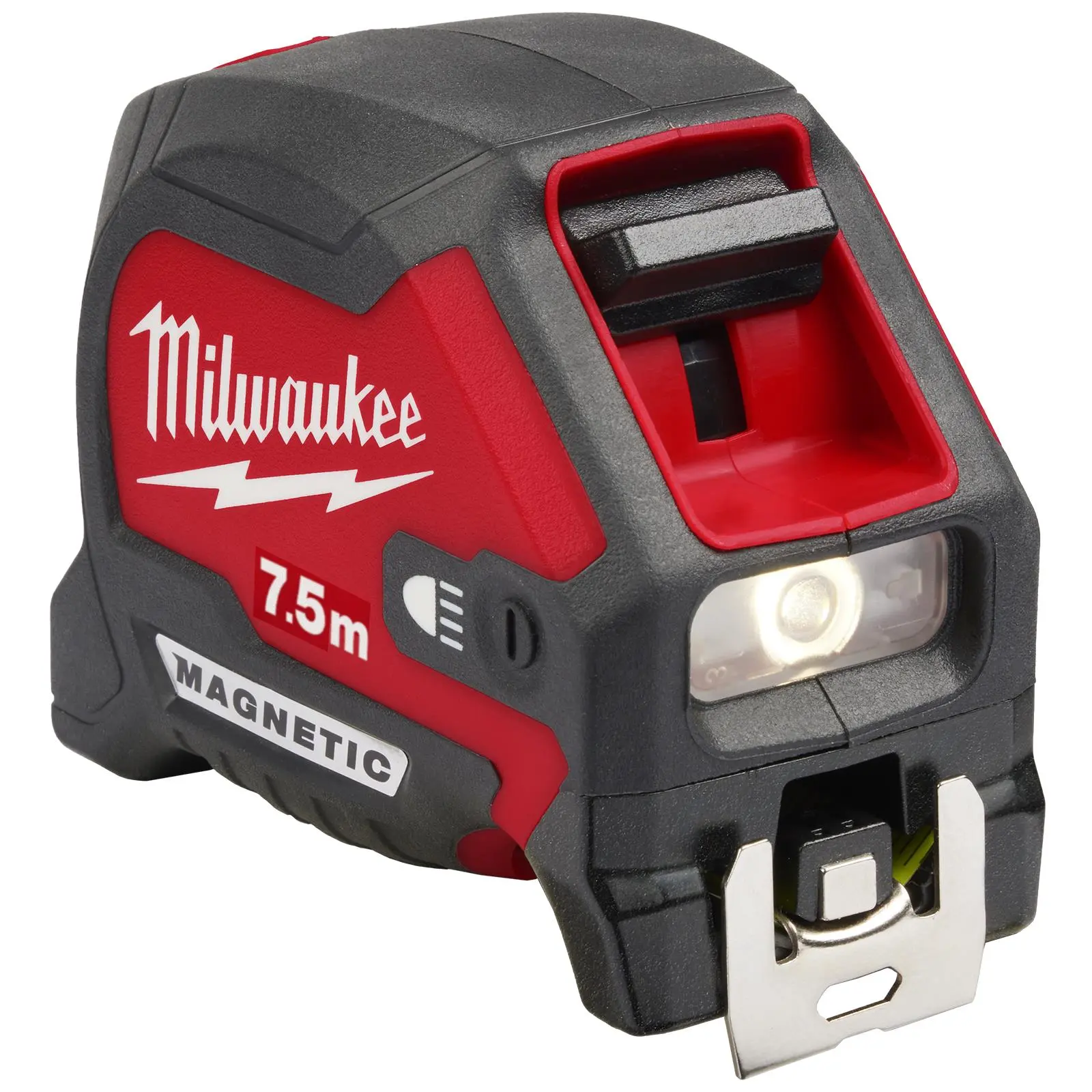 Milwaukee Tape Measure Magnetic 7.5m with LED Light 30mm Wide Blade 100 Lumens - Image 3