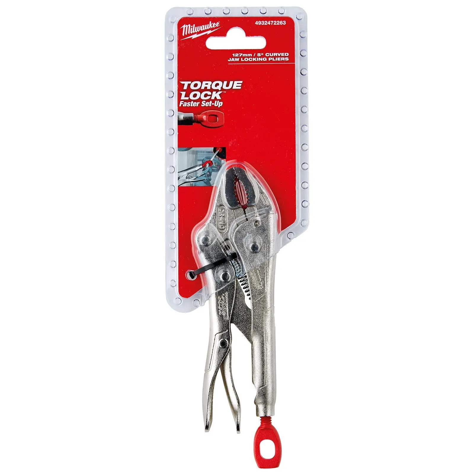 Milwaukee Torque Lock Curved Jaw Locking Pliers 127mm 5in - Image 2