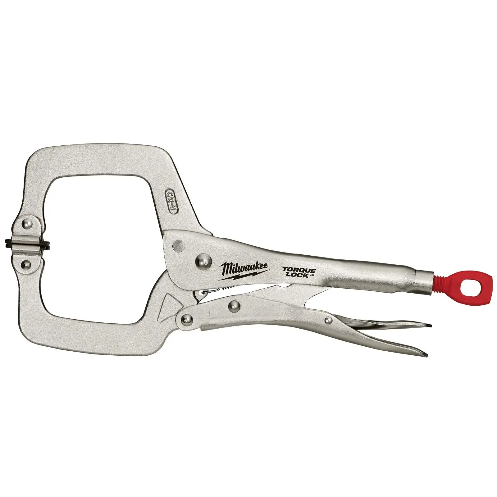 Milwaukee Torque Lock Locking Pliers C Clamp with Swivel Jaws 279mm 11in - Image 3