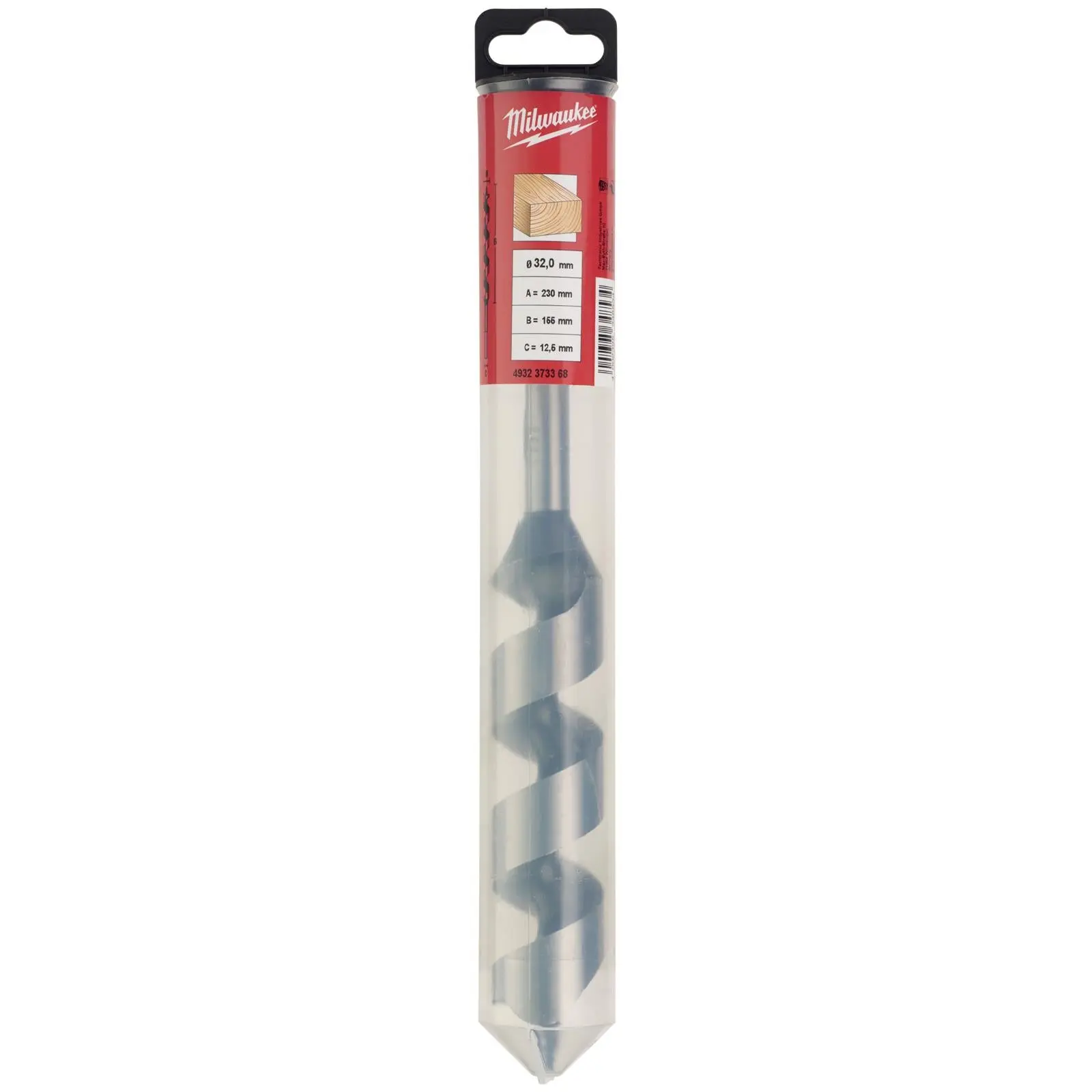 Milwaukee Wood Auger Drill Bits 230mm Overall Length - Image 2
