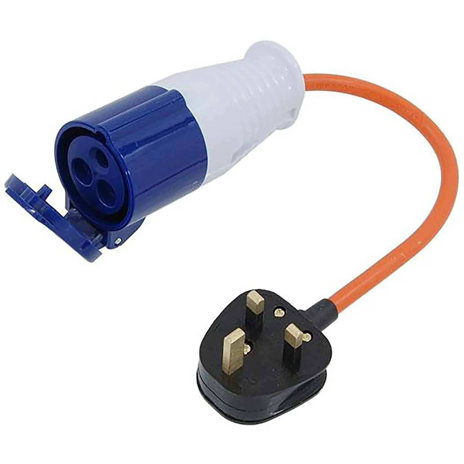 Neilsen Caravan Hook Up Cable Lead Plug Socket Adaptor 240V UK 3 Pin Mains - Image 2