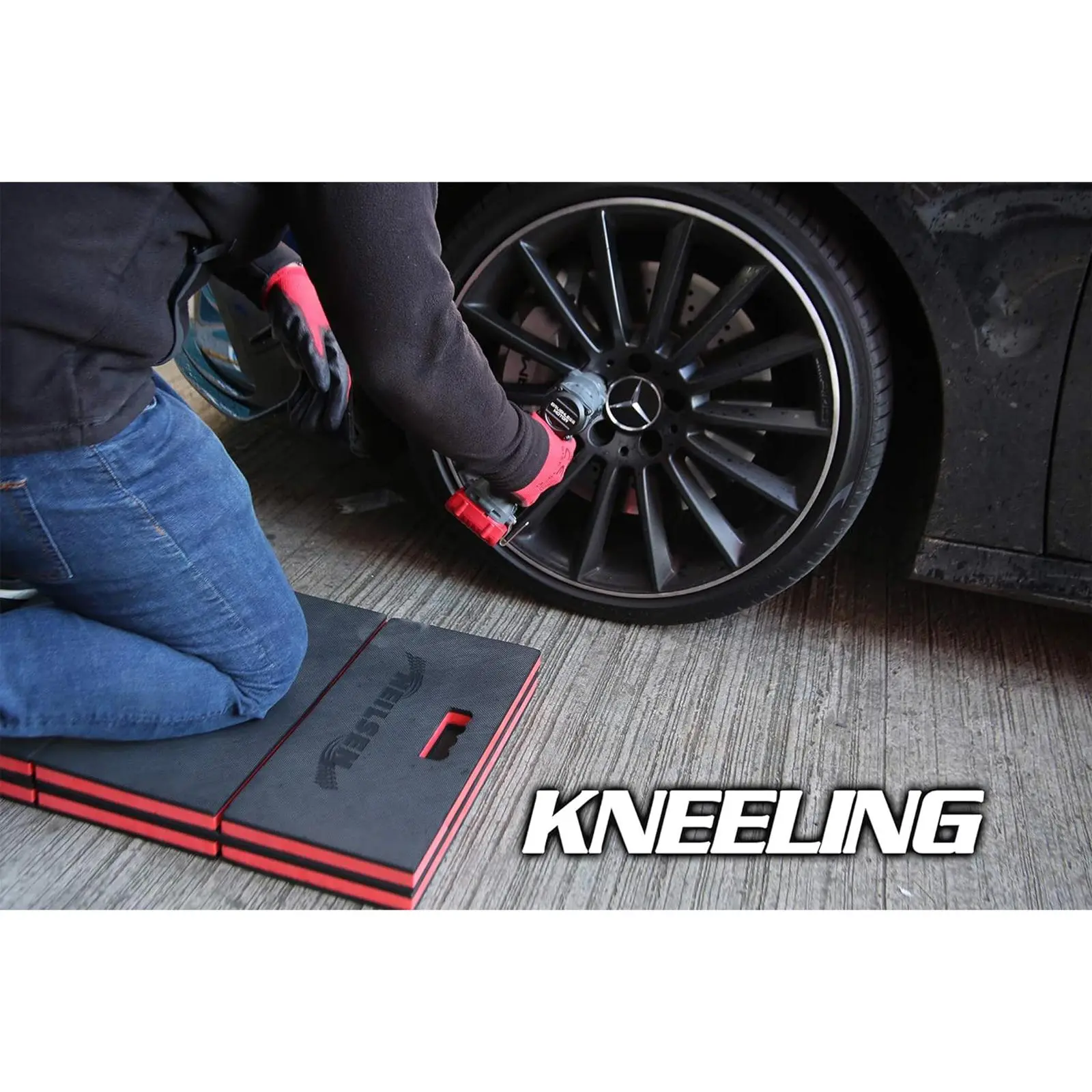 Neilsen Folding Foam Mat Kneeling Creeper Work Seat EVA 3 In 1 Garage Mechanics - Image 5