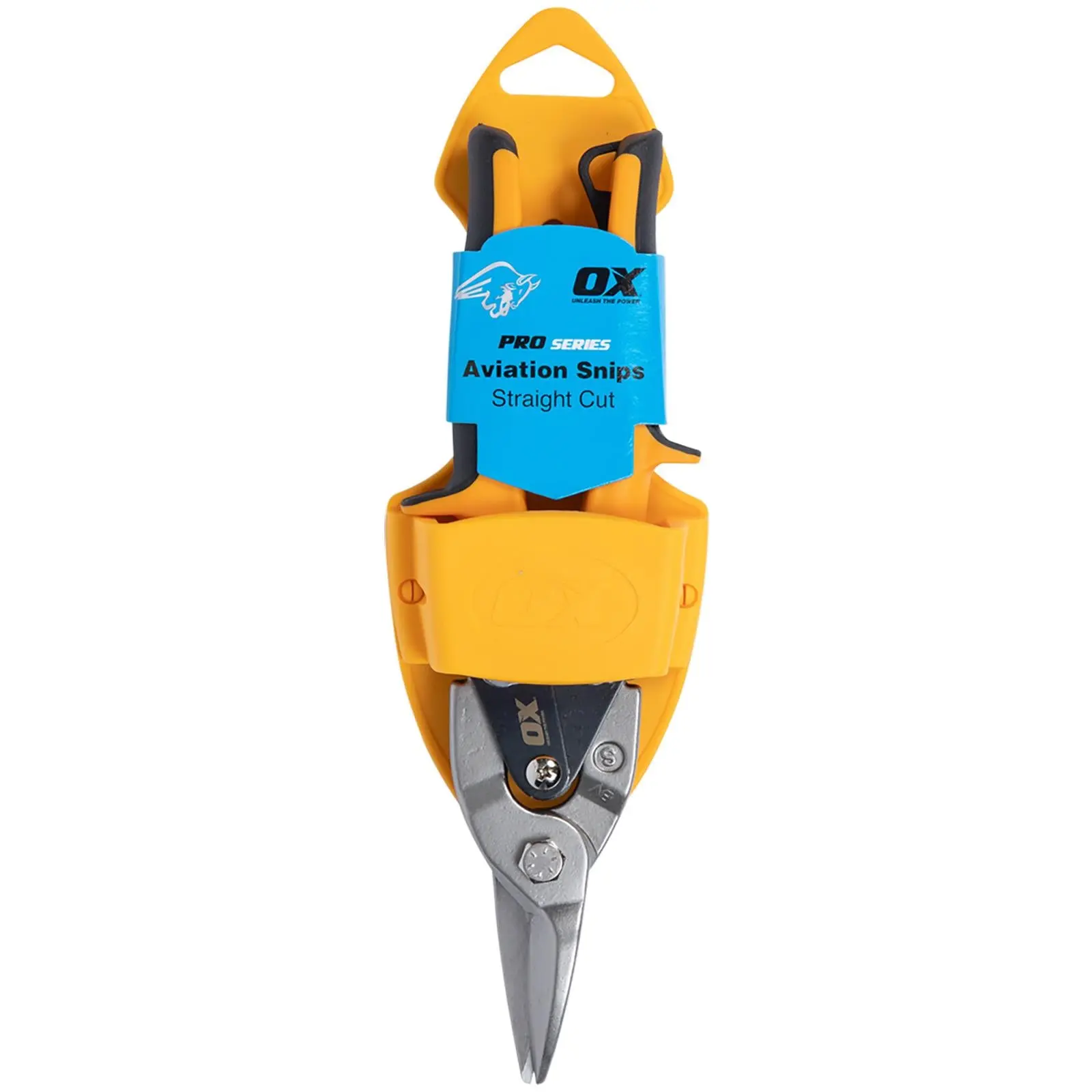 OX Tools Pro Aviation Snips Straight Cut With Holster - Image 3