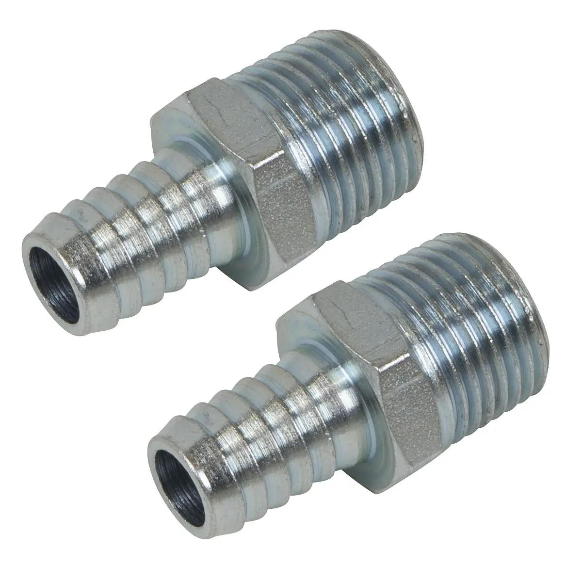 PCL Screwed Tailpiece Male 1/2"BSPT - Ø1/2" Hose - Pack of 2 - Image 2