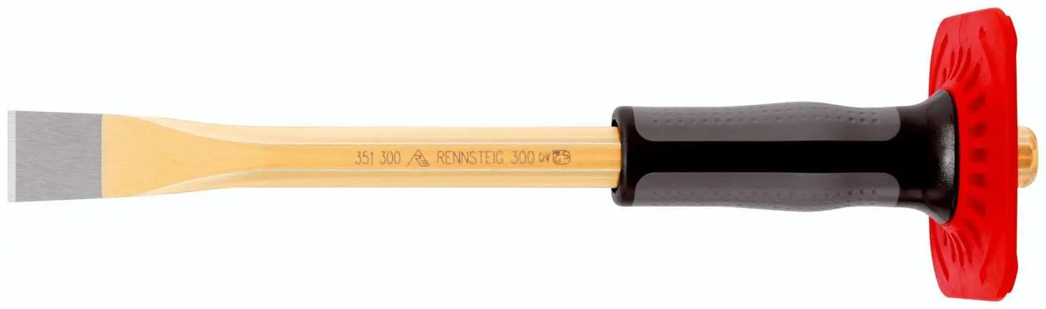 Rennsteig Masonry Bolster Chisel 300mm with Hand Guard 351 300 1