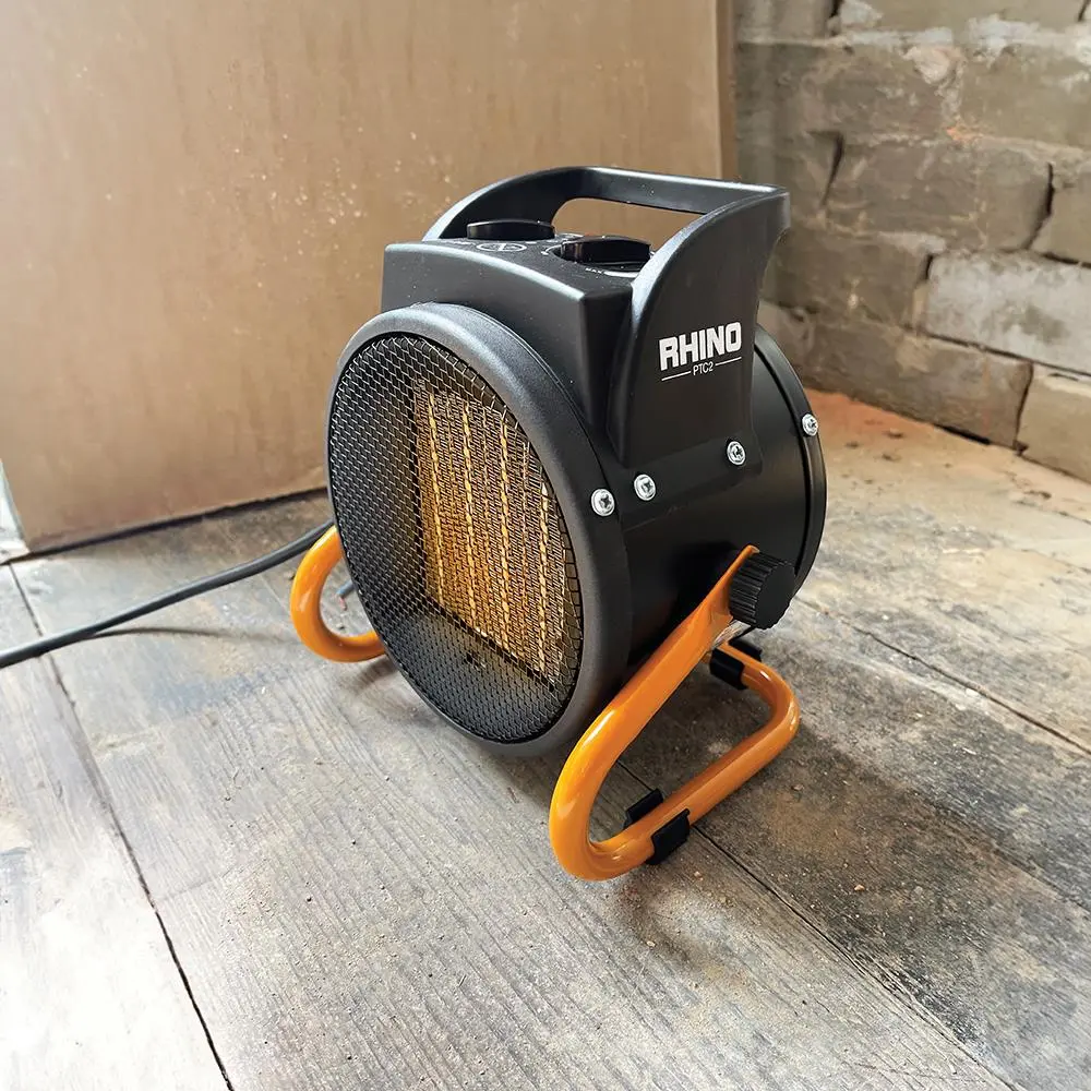 Rhino PTC2 2kW Fan Heater 230V H02076 - Image 2