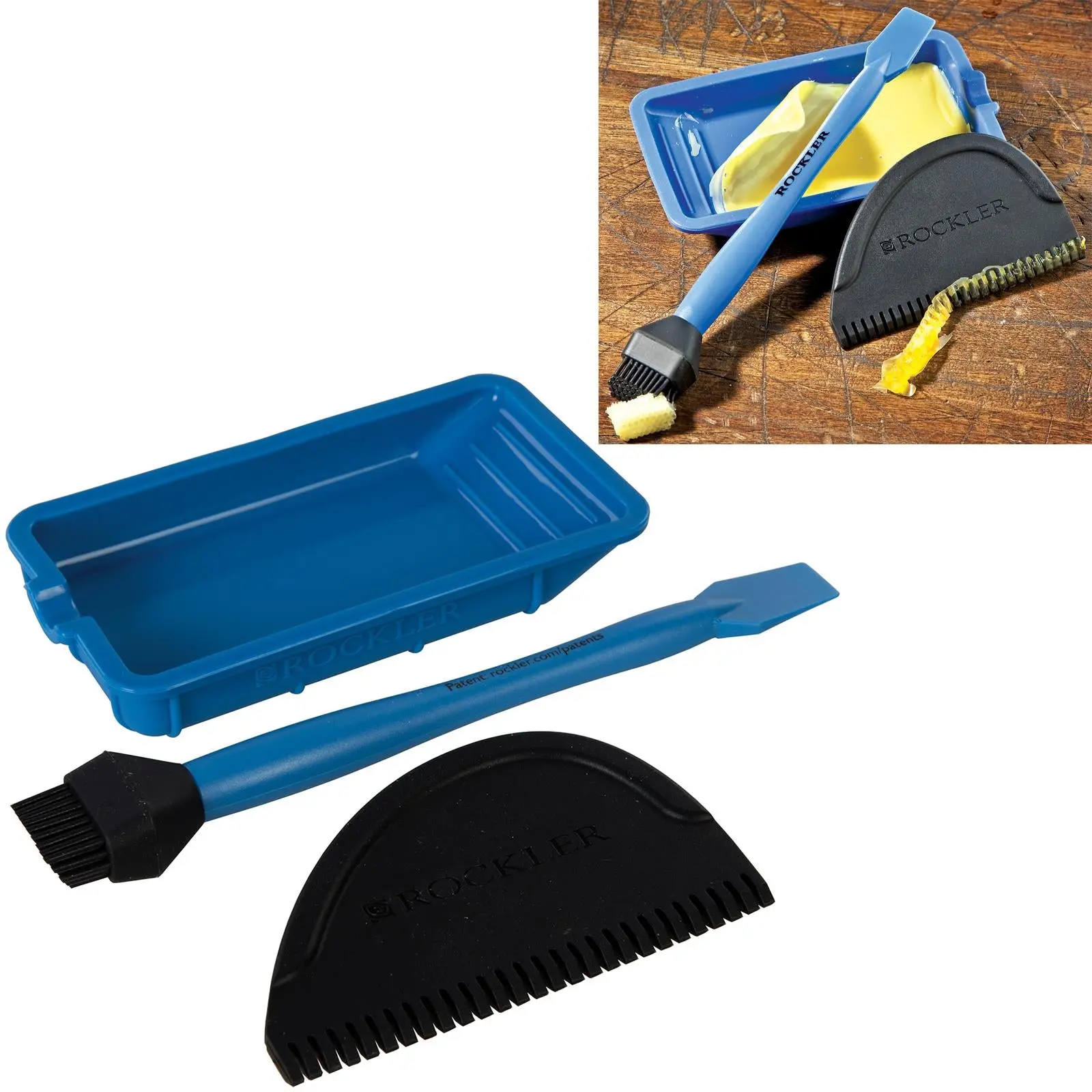 Rockler 3 Piece Silicone Glue Kit