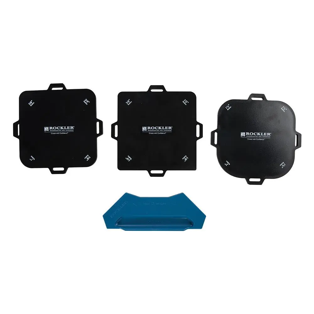Rockler Corner Radius Routing Templates 4pce 1/8 - 1' Radii 405985 - Image 5