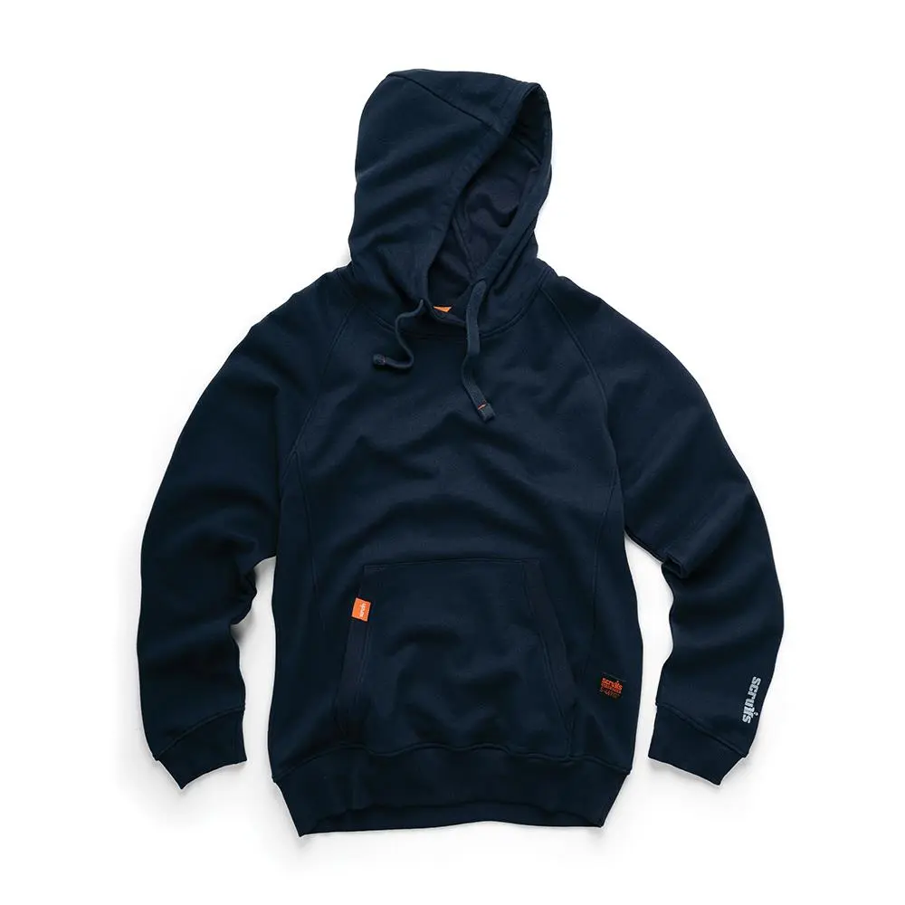 Scruffs Eco Worker Hoodie Navy - Choose Size