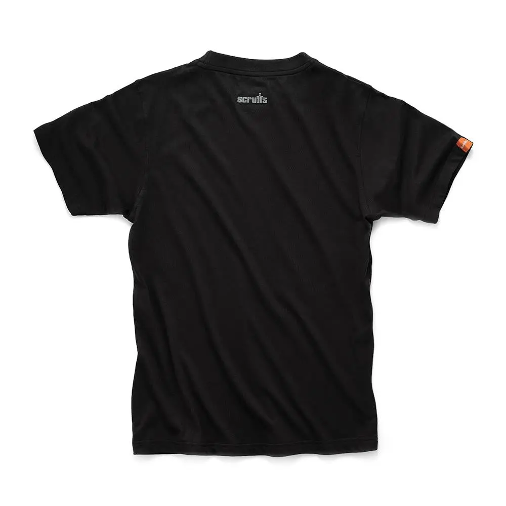 Scruffs Eco Worker T-Shirt Black - Choose Size - Image 4