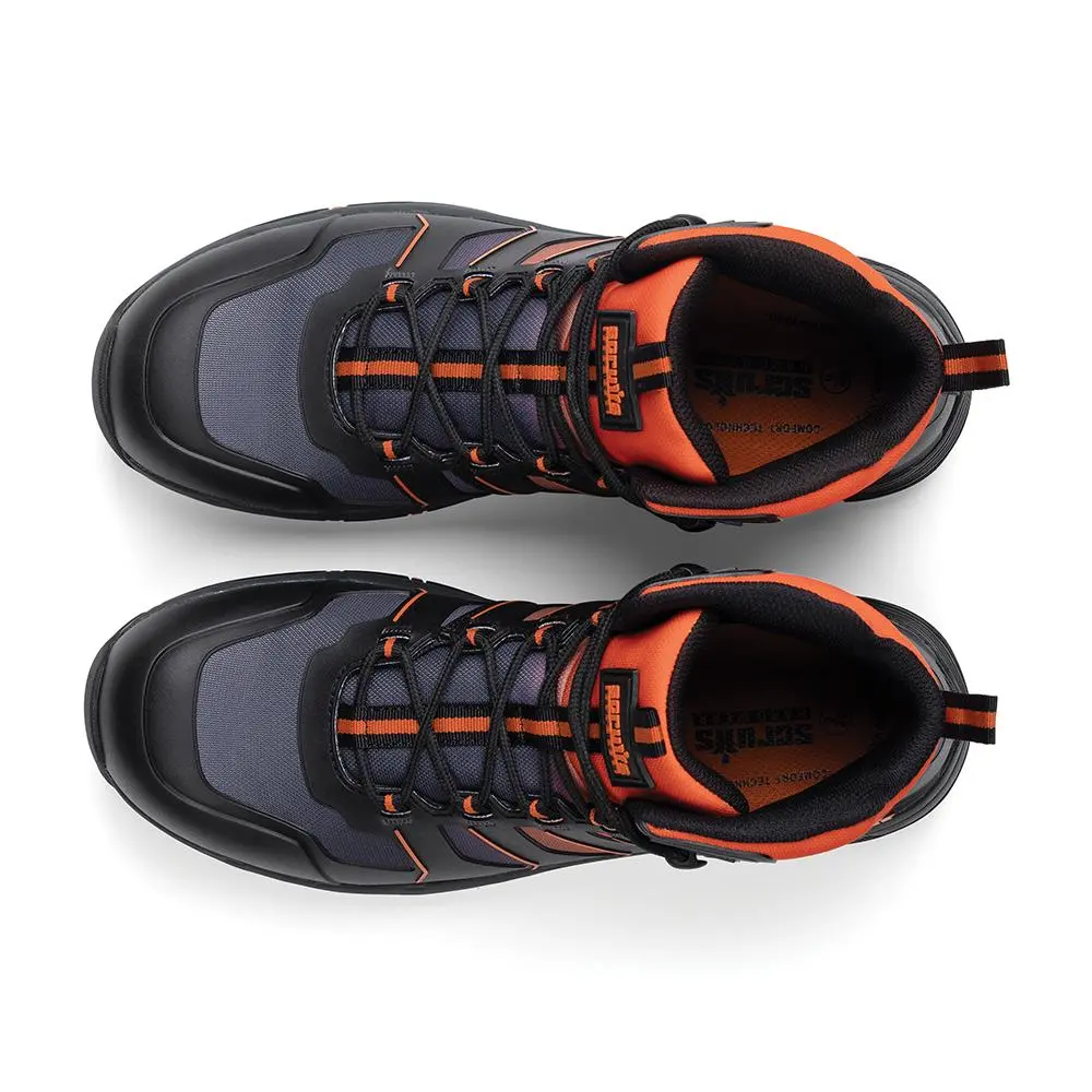 Scruffs Glide Safety Boot Black / Orange - Choose Size - Image 11