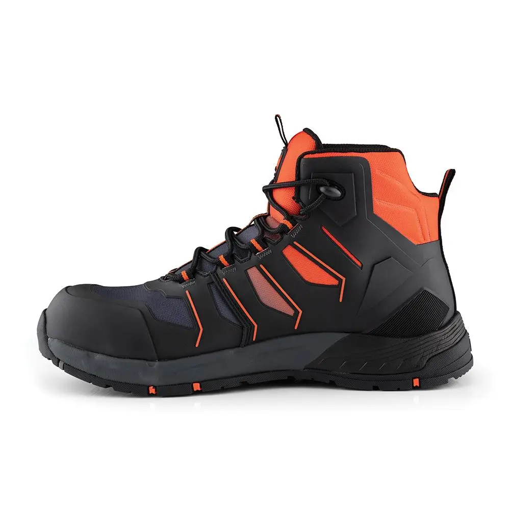 Scruffs Glide Safety Boot Black / Orange - Choose Size - Image 5