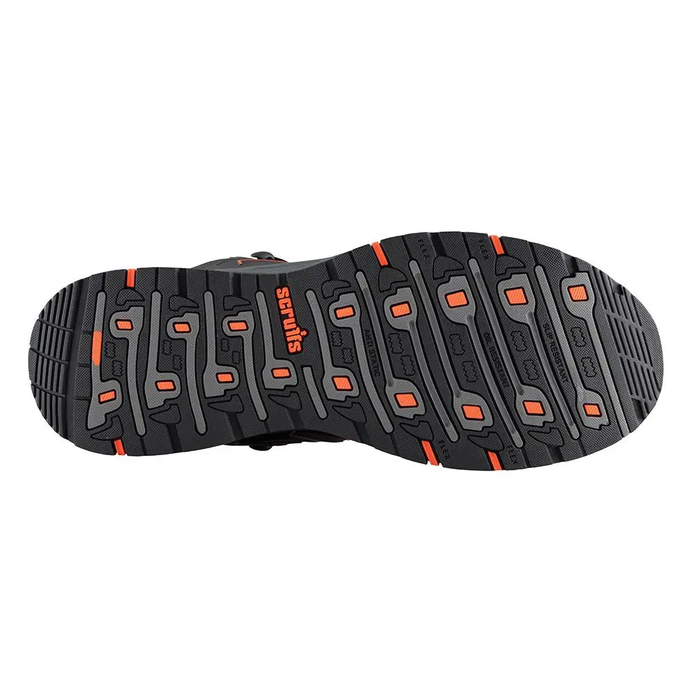 Scruffs Glide Safety Boot Black / Orange - Choose Size - Image 8