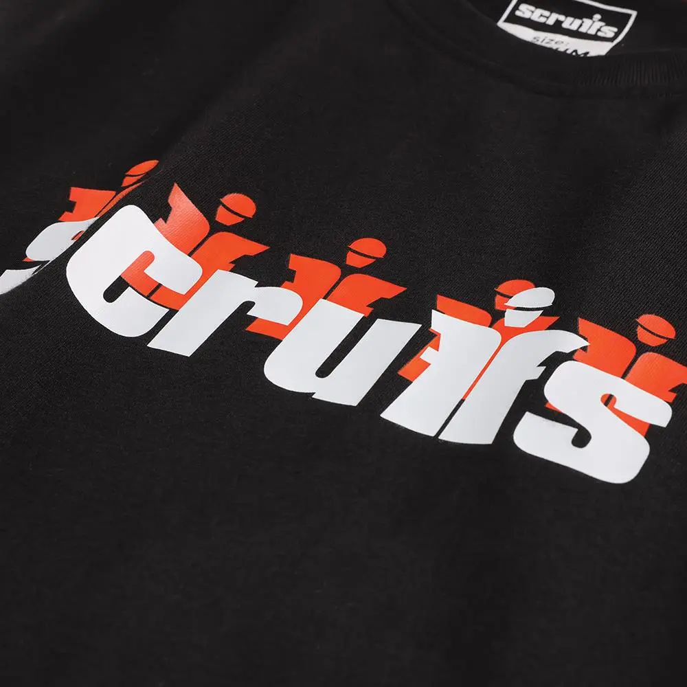 Scruffs Graphic T-Shirt Black Cotton - Choose Size - Image 4