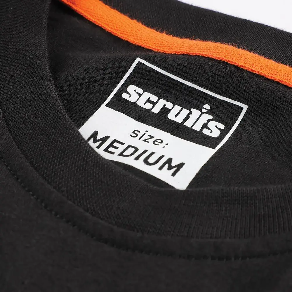 Scruffs Graphic T-Shirt Black Cotton - Choose Size - Image 5
