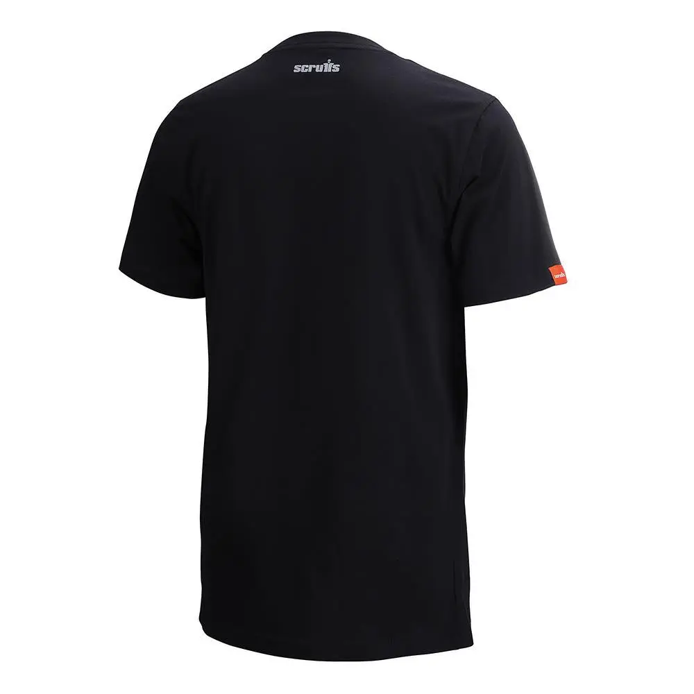 Scruffs Graphic T-Shirt Black Cotton - Choose Size - Image 9