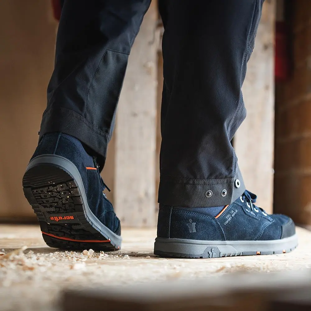 Scruffs Halo 3 Safety Trainers Navy - Choose Size - Image 3
