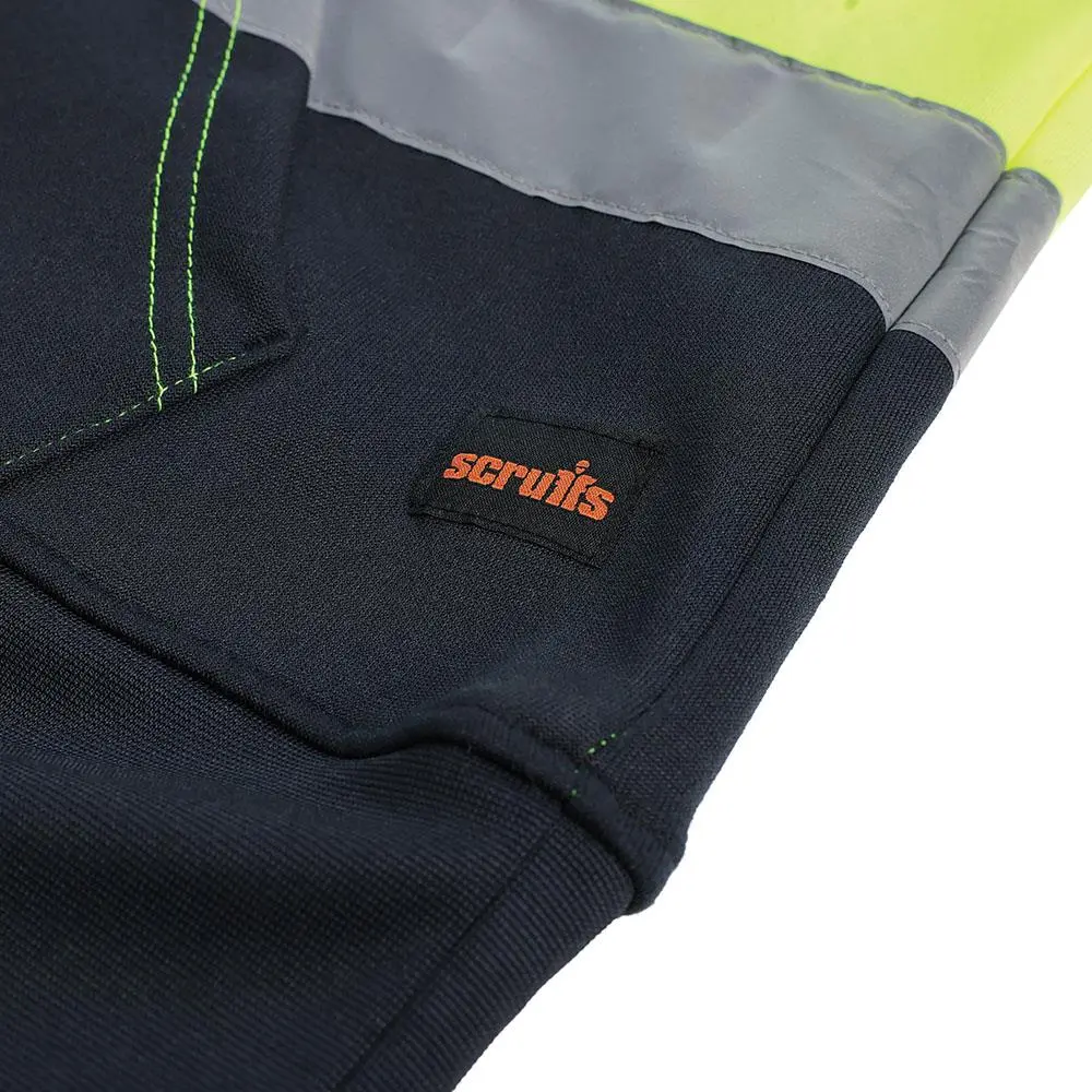Scruffs High Visibility Hoodie Class 2 Yellow / Navy - Choose Size - Image 6