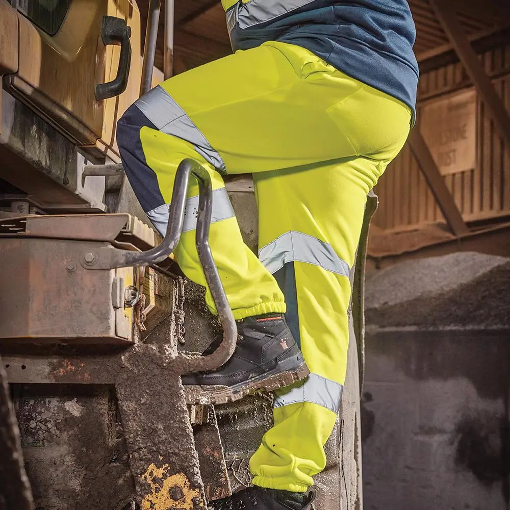 Scruffs High Visibility Joggers Class 1 Yellow / Navy - Choose Size - Image 2