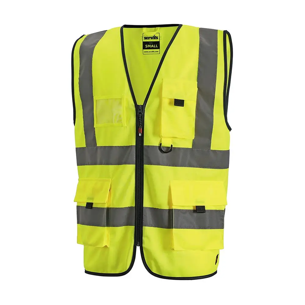 Scruffs High Visibility Technical Vest Class 2 Yellow - Choose Size - Image 10