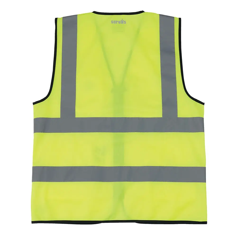 Scruffs High Visibility Technical Vest Class 2 Yellow - Choose Size - Image 3