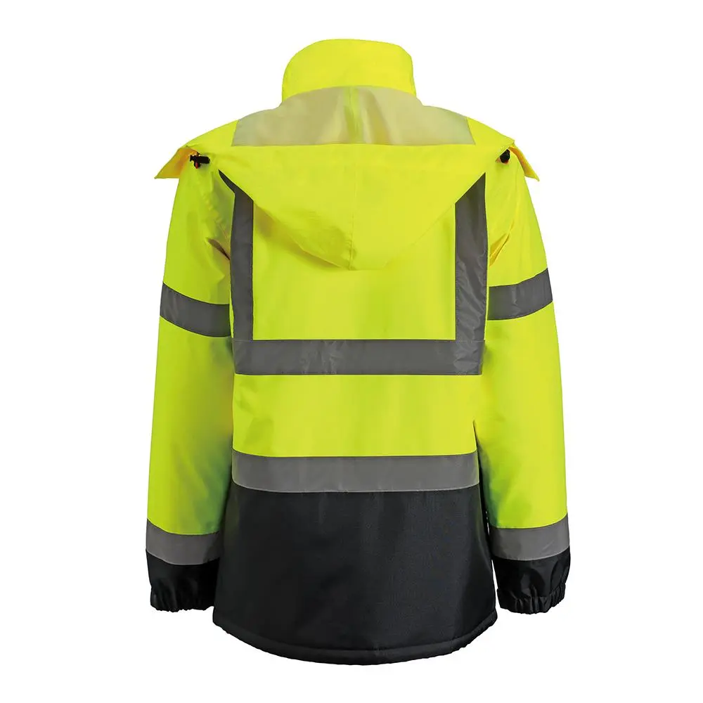 Scruffs High Visibility Waterproof Jacket Class 3 Yellow / Navy - Choose Size - Image 12