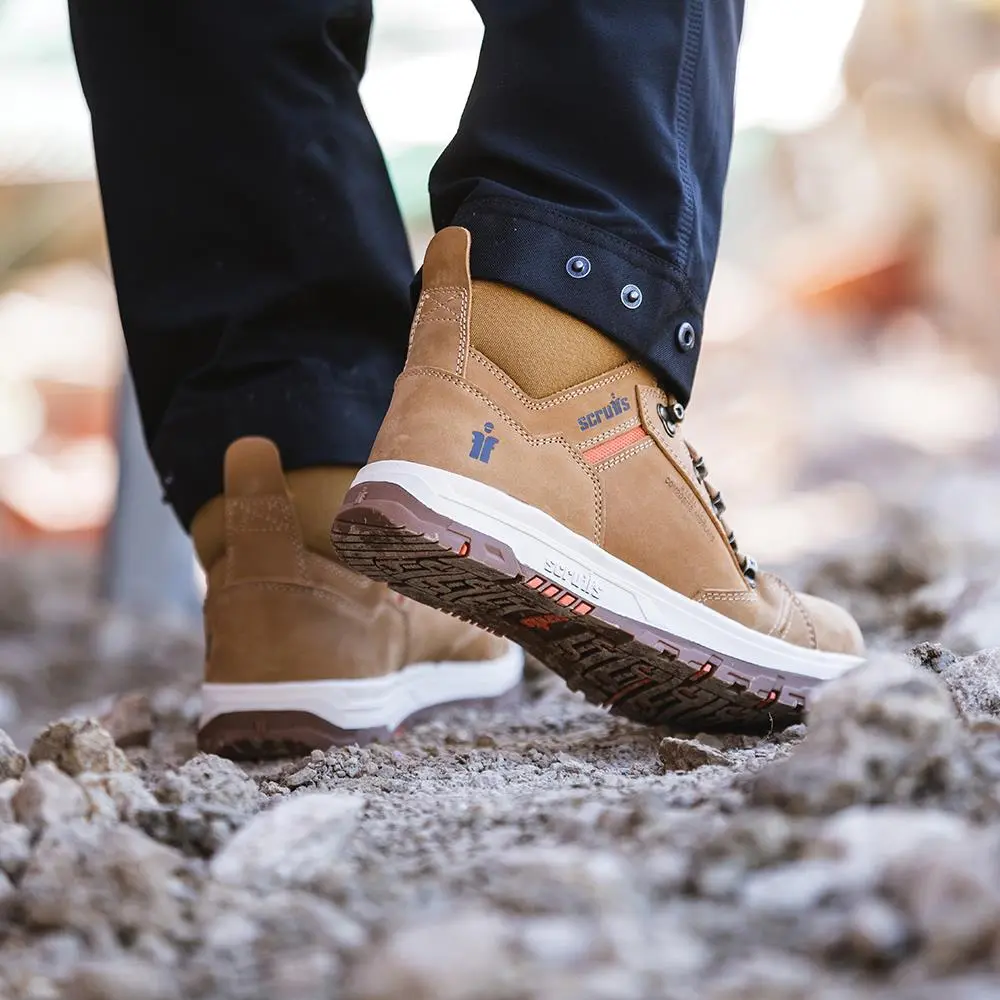 Scruffs Nevis Safety Boots Tan - Choose Size - Image 5