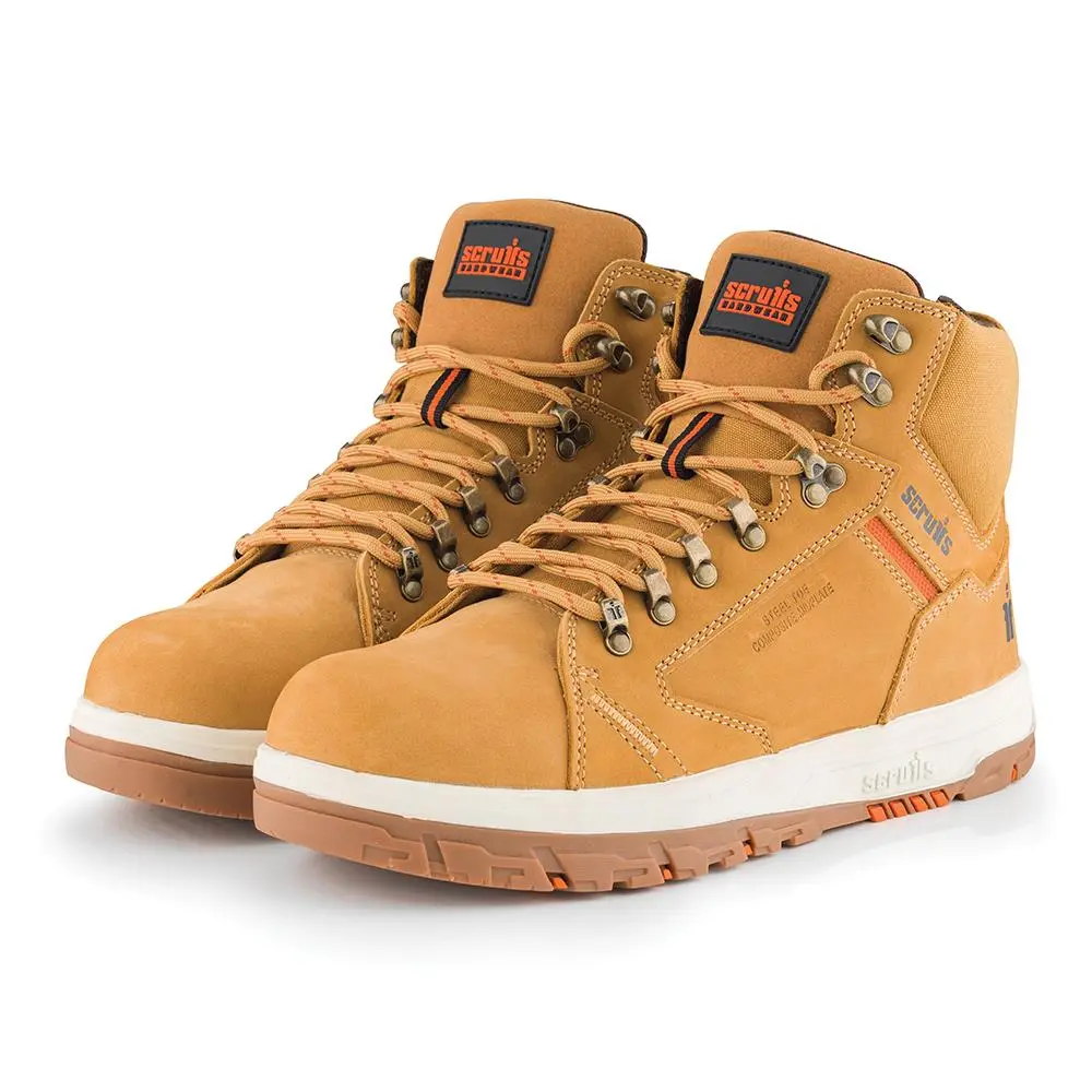 Scruffs Nevis Safety Boots Tan - Choose Size - Image 9