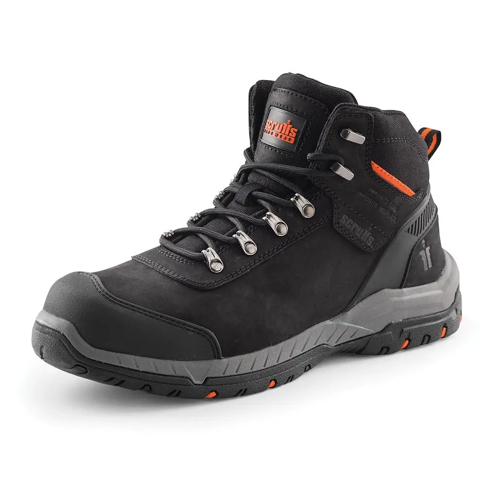 Scruffs Sabatan Safety Boots Black - Choose Size - Image 9