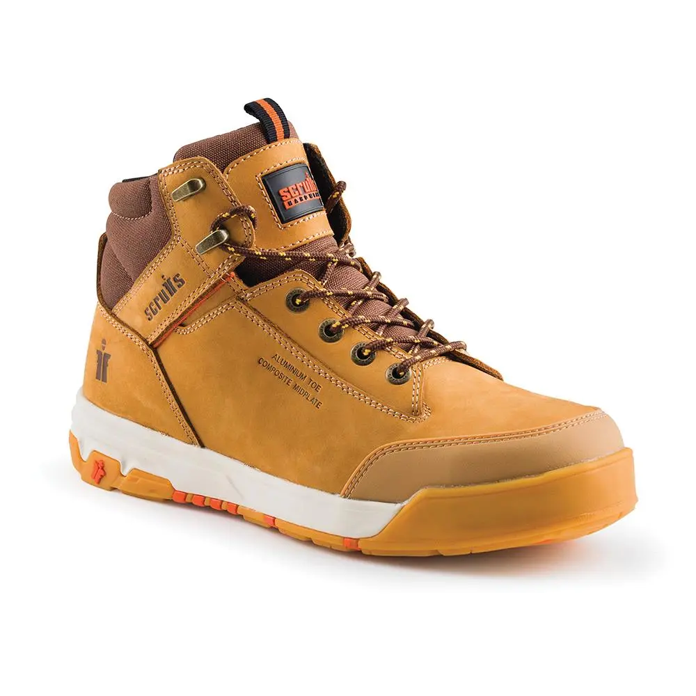 Scruffs Switchback 3 Safety Boots Tan - Choose Size - Image 4