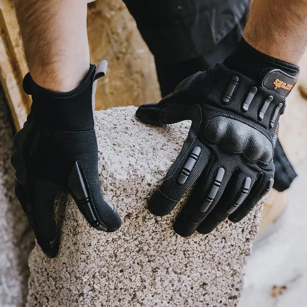 Scruffs Trade Shock Impact Work Gloves Black - Choose Size - Image 6