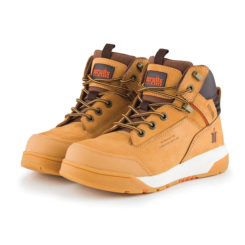 Scruffs Women's Switchback Safety Boots Tan - Choose Size - Image 10