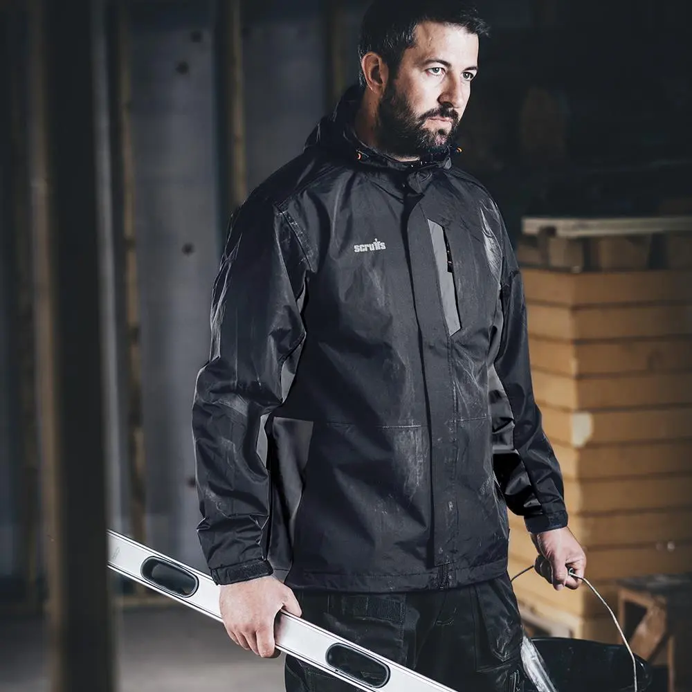 Scruffs Worker Jacket Black / Graphite S T54856 - Image 7