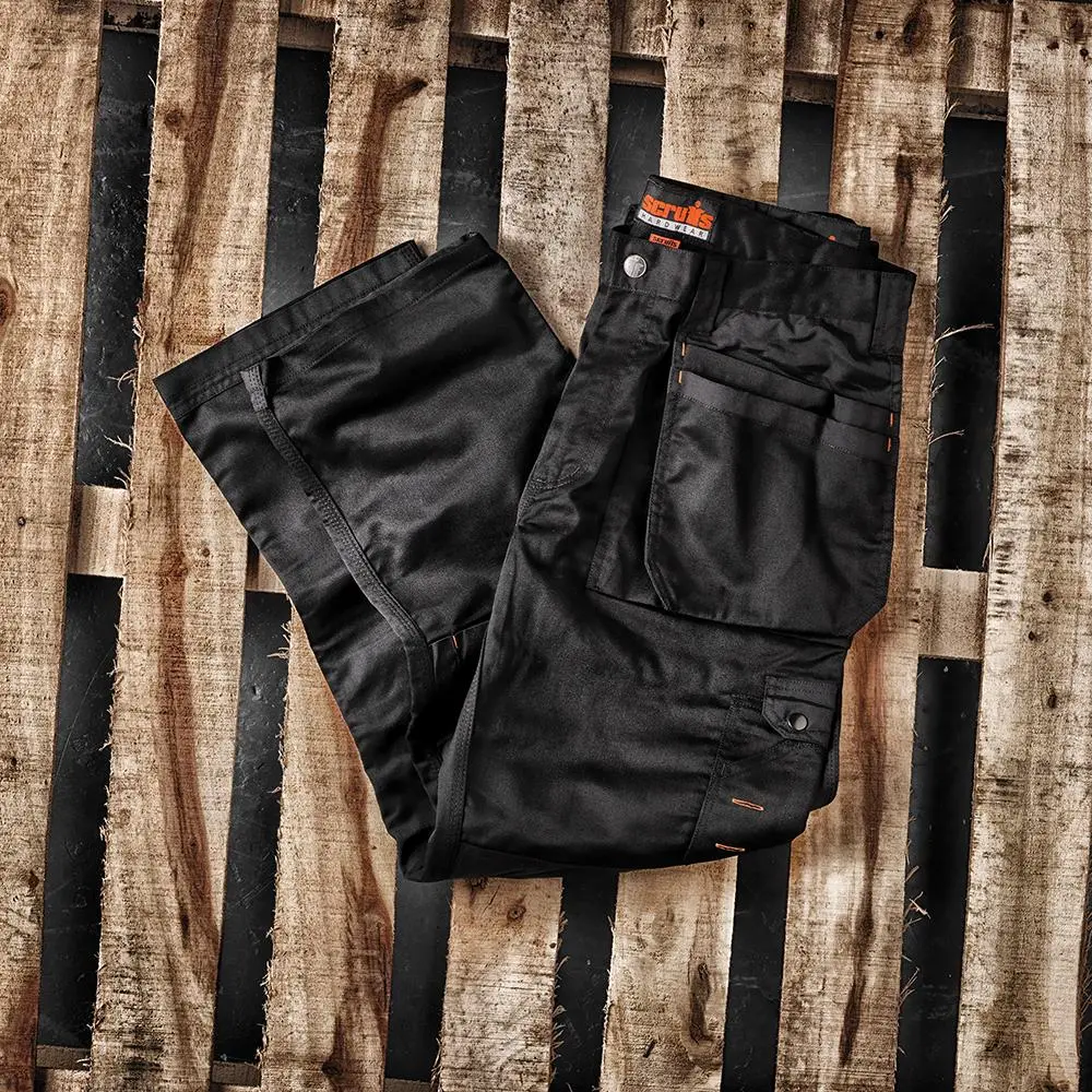 Scruffs Worker Plus Trousers Black - Choose Size - Image 4