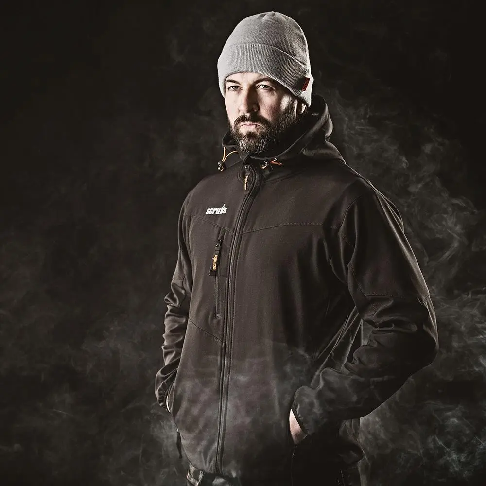 Scruffs Worker Softshell Jacket Black - Choose Size - Image 2