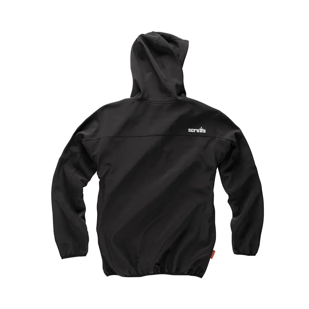 Scruffs Worker Softshell Jacket Black - Choose Size - Image 3