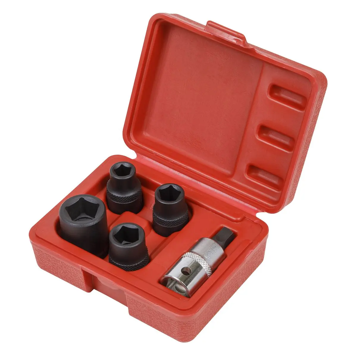 Sealey 1/2" Drive 5 Piece Brake Calliper Socket Set Mechanic Chrome Vanadium Steel - Image 3
