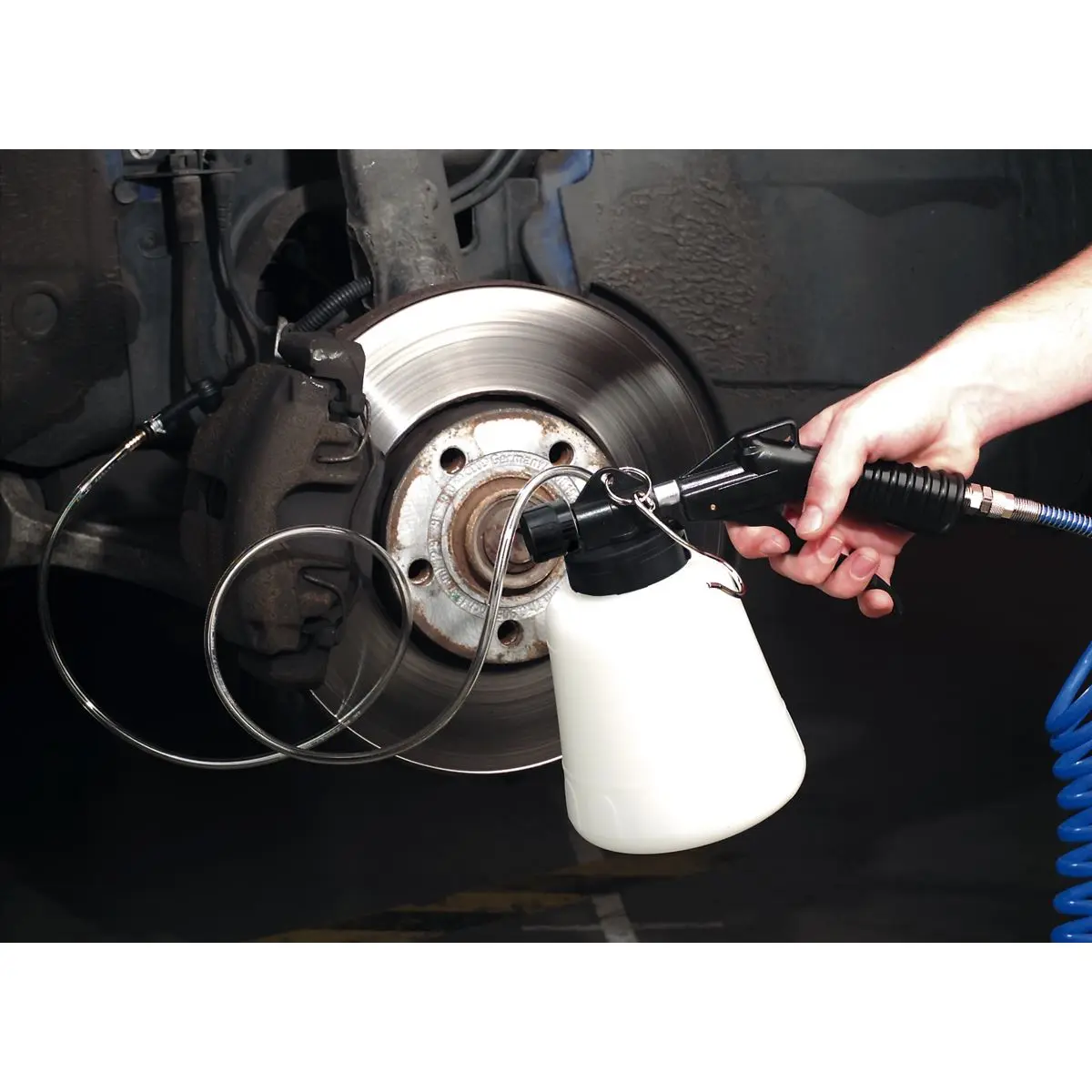 Sealey Air Brake and Clutch Bleeder Vacuum Type 1 Litre 1/4" BSP - Image 4