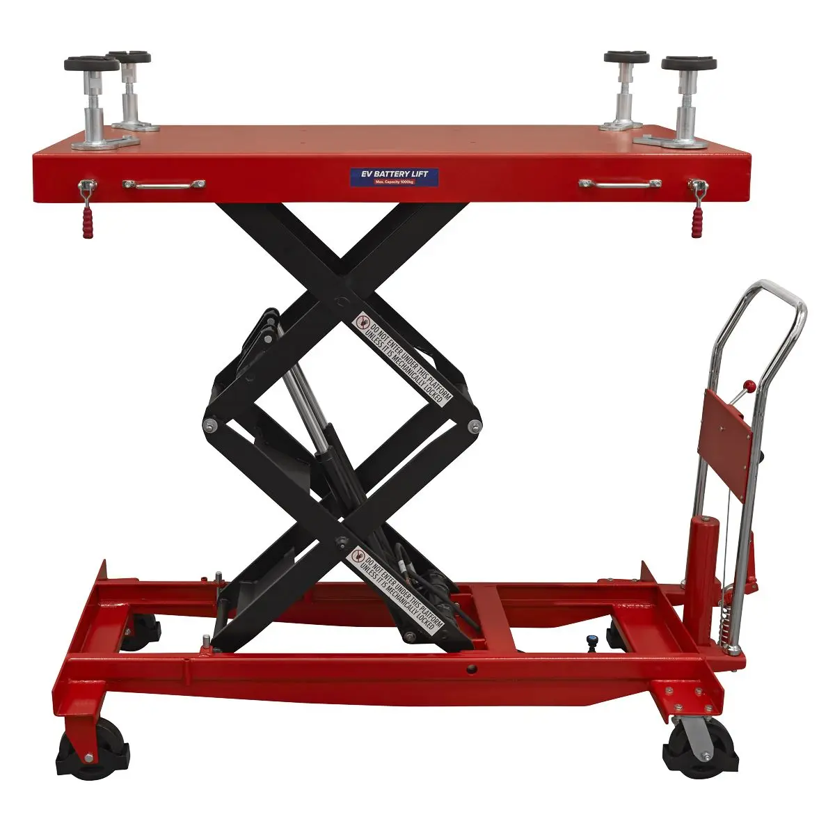 Sealey 1000kg Capacity EV Battery Lift/Hydraulic Platform Truck High Lift - Image 12