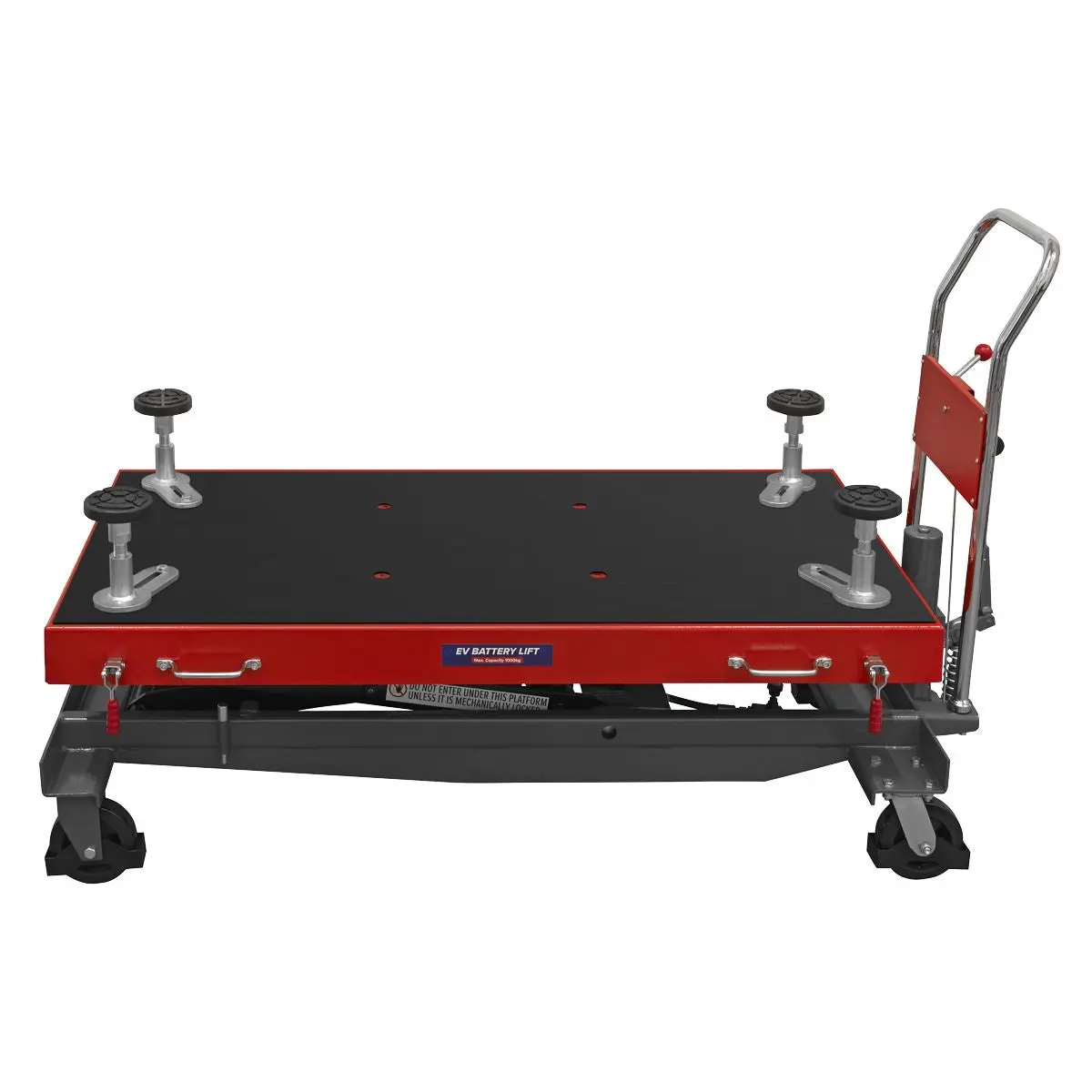 Sealey 1000kg Capacity EV Battery Lift/Hydraulic Platform Truck High Lift - Image 6
