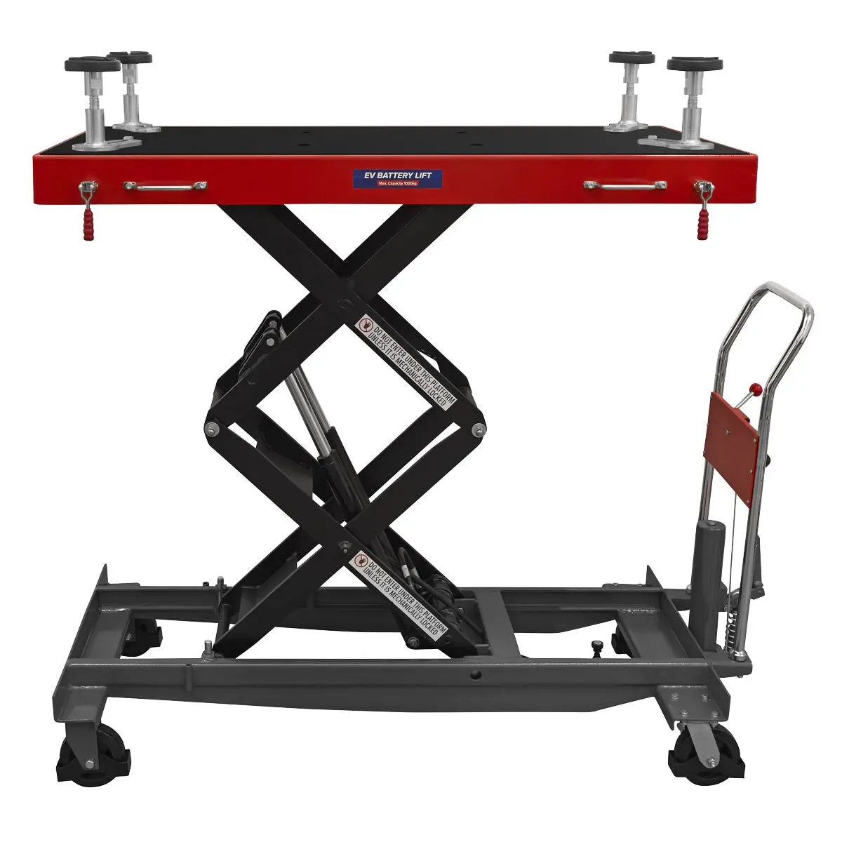 Sealey 1000kg Capacity EV Battery Lift/Hydraulic Platform Truck High Lift - Image 8
