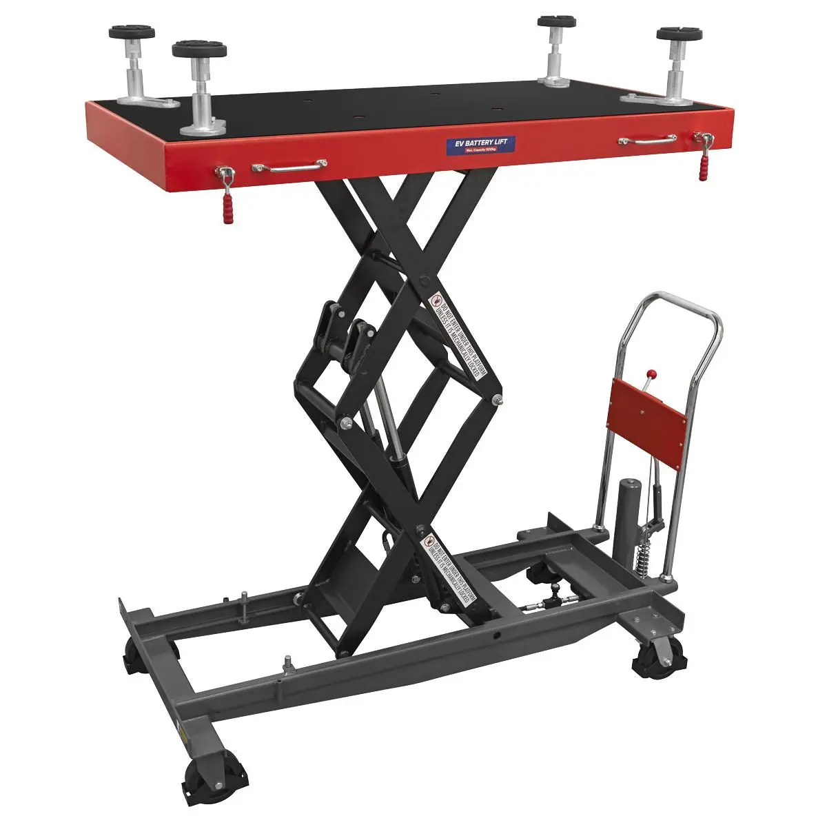 Sealey 1000kg Capacity EV Battery Lift/Hydraulic Platform Truck High Lift - Image 9