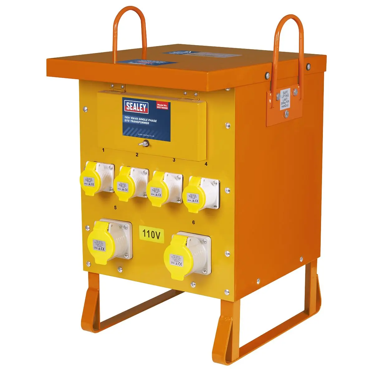 Sealey 110V 10kVA Single Phase Site Transformer - Image 3
