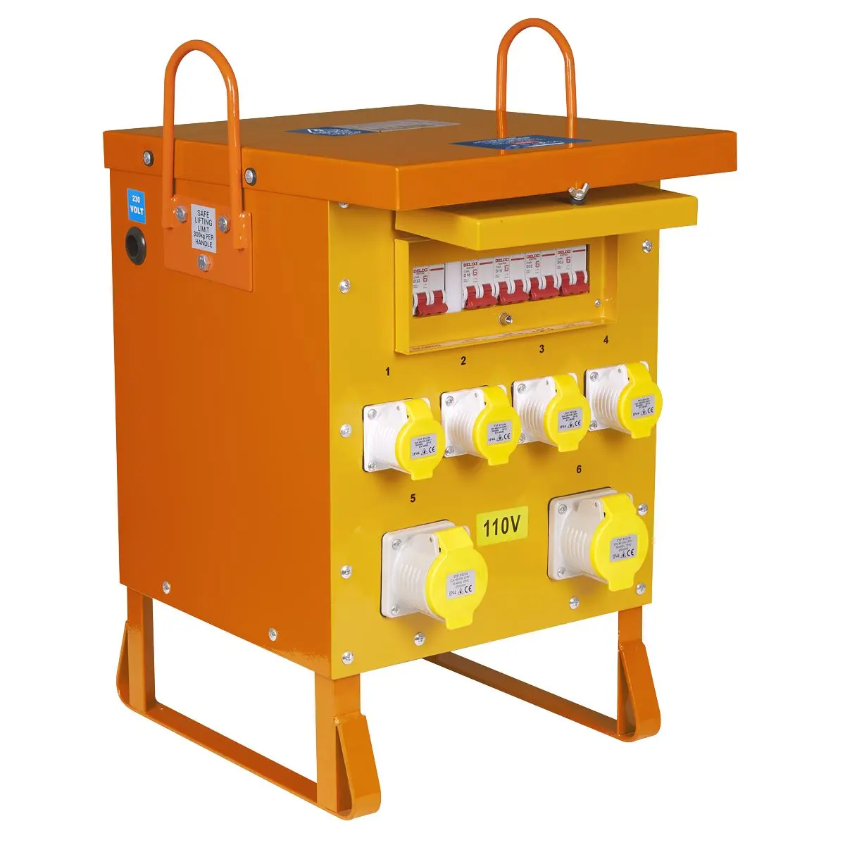 Sealey 110V 10kVA Single Phase Site Transformer - Image 6