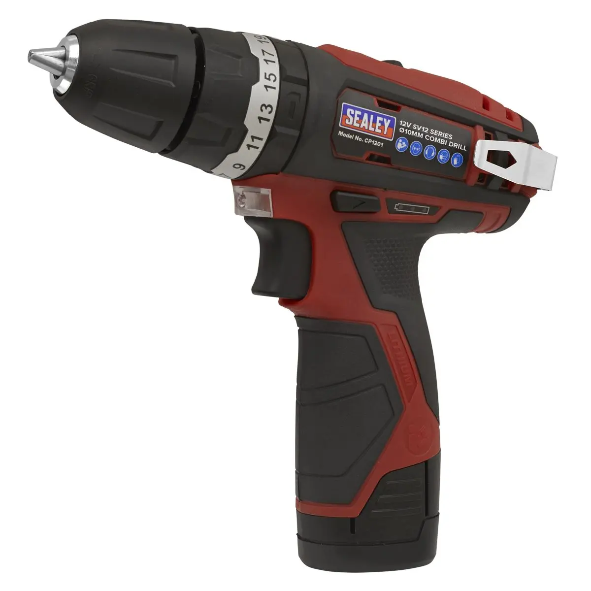 Sealey Cordless Combi Drill Ø10mm 12V SV12 Series - Body Only - Image 5