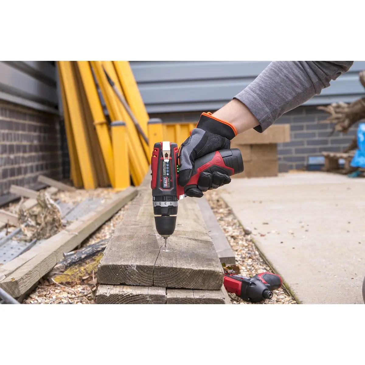 Sealey Cordless Combi Drill Ø10mm 12V SV12 Series - Body Only - Image 6