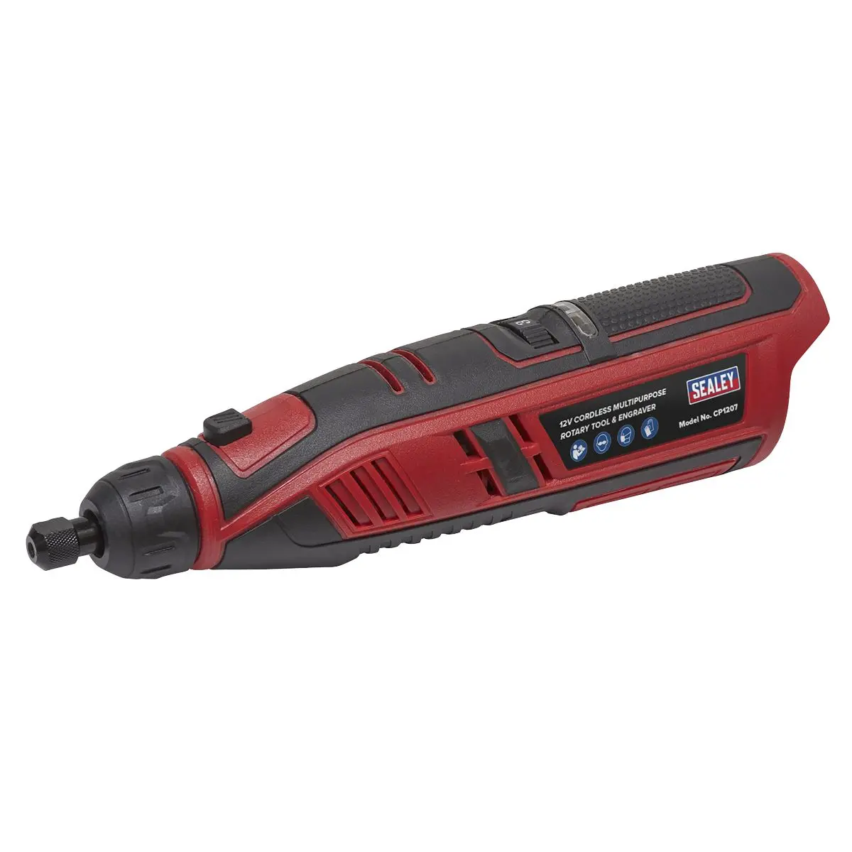 Sealey Cordless Multipurpose Rotary Tool & Engraver Kit 49pc 12V SV12 Series - Body Only - Image 4