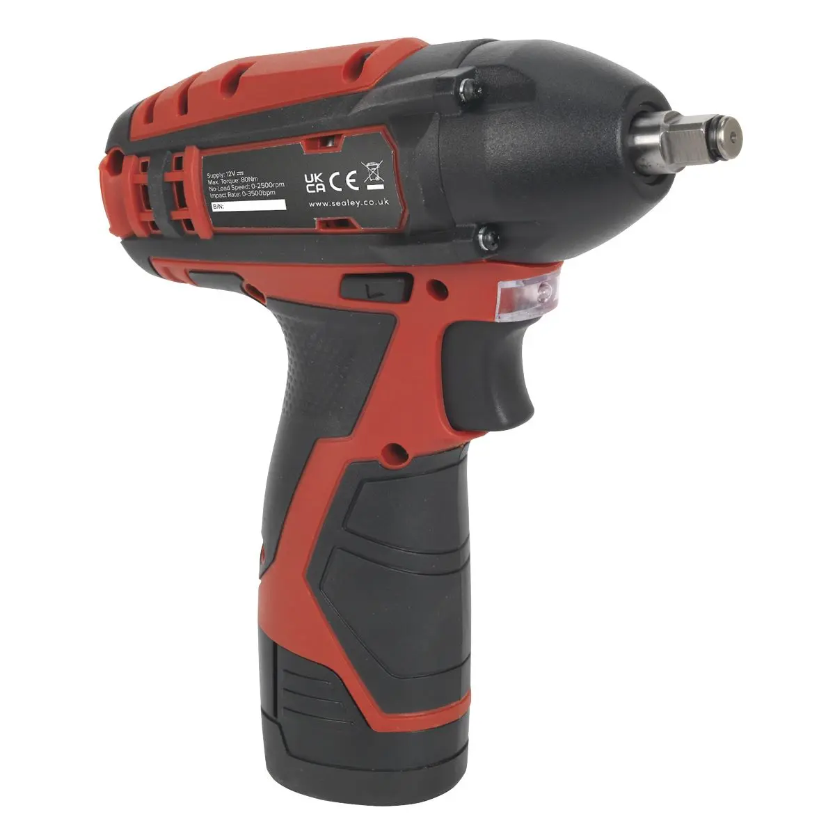 Sealey Cordless Impact Wrench 3/8"Sq Drive 12V SV12 Series - Body Only - Image 8