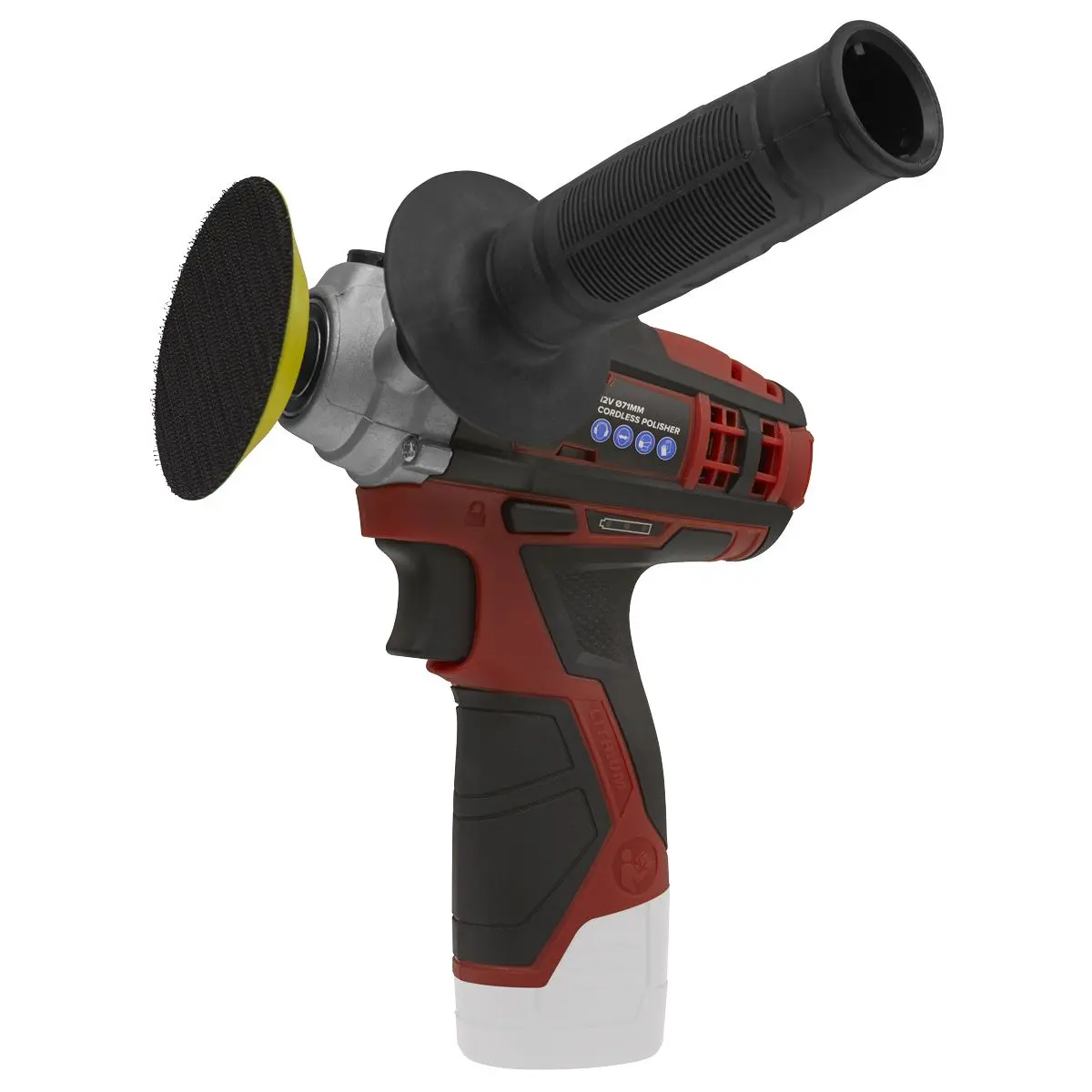 Sealey Cordless Polisher Kit Ø71mm 12V SV12 Series - 2 Batteries - Image 4