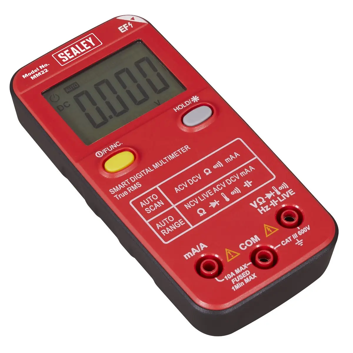 Sealey 13-Function Professional Smart Auto-Scanning Digital Multimeter - Image 9